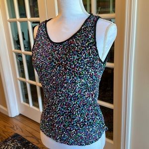 100 percent silk Rainbow Sequin